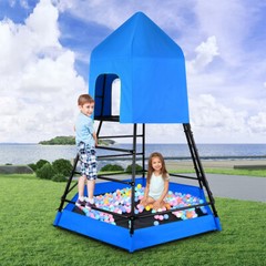 Outdoor Dome Climber Kids Playground Gym Outdoor Climbing Tent Sandbox Playset