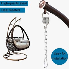 Porch Swing Springs Hammock-Chair Spring – 1500Lbs Heavy Duty Suspension Hang…