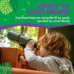 Green and Yellow Rotating Playset Binoculars with Most Playsets