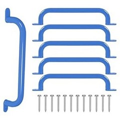 17 Inch Blue Metal Safety Handles for Playground 6 Pack – Swing Set Accessory