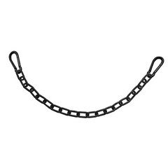 2Pcs Black Heavy Duty Hanging Chains with 4 Carabiners, Chair Hardware for In…