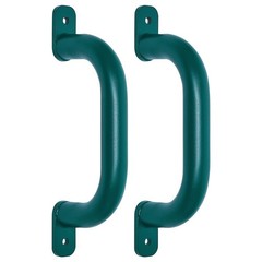 10” Green Playground Handles Safety Grab Bar Indoor & Outdoor 2pcs