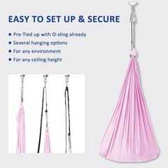 Sensory Swing Kids W/ 360° Swivel Hanger Indoor Therapy Swing Great Autism New