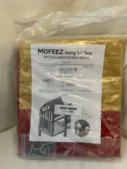 MOFEEZ 52″ x 90″ Swing Set Replacement Tarp for Play Set Outdoor Multi-Color