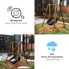 Outdoor Toddler Swing Seat Cover, Playground & Patio Yard Covers for Swings