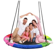 Tree Swing, Saucer Flying Swing 40 Inch for Kids, 900lbs Weight Multicolor