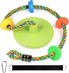 Tree Swing Climbing Rope, Heavy Duty Swings Seat Replacement for Kids Disc Ro…