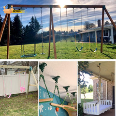 2400 Lb Capacity Heavy Duty Swing Hangers for Wooden Sets Playground Po