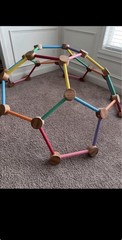 Lily and River little DOME climb, hang and play ages 2-6 indoor playground USED