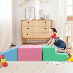 Foam Climbing Blocks for Toddlers and Preschoolers – Soft Climbing Indoor Set