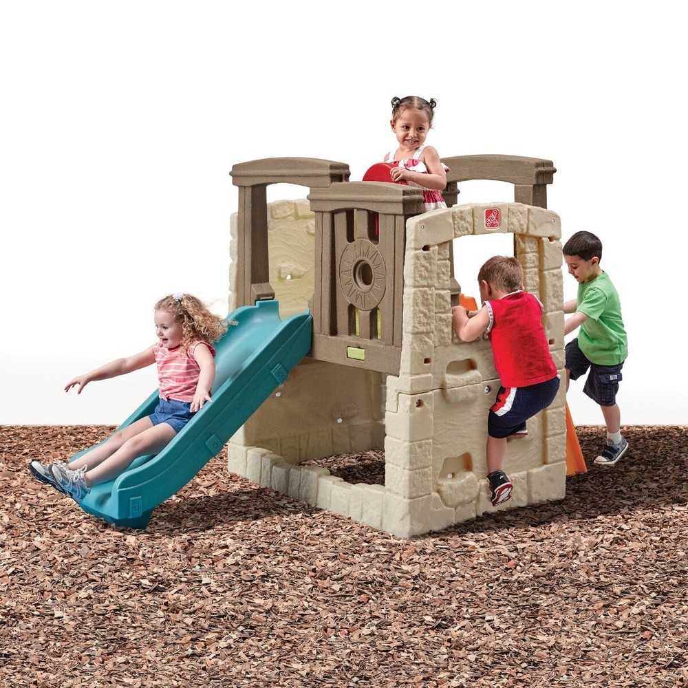 Step2 Naturally Playful Woodland Climber II Outdoor Activity Center with Slide