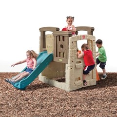 Step2 Naturally Playful Woodland Climber II Outdoor Activity Center with Slide