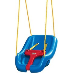 2-in-1 Baby Toddler Swing High Back Indoor Outdoor Swing W/ Safety Straps New