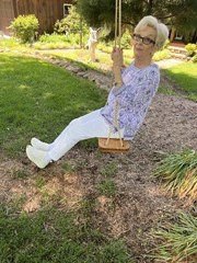 Handcrafted Wood Tree Swing /Handspliced Rope at Seat comes with 12′ per side