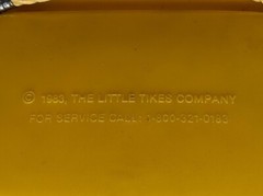 1983 Little Tikes Yellow Swing Toddler Child Outdoor Hanging Plastic Swingset