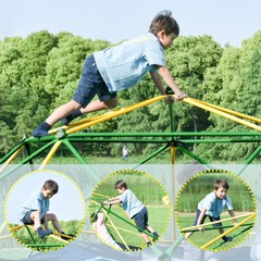 13ft Geometric Dome Climber Kids Climbing Dome Tower Steel Supporting 1000 LBS