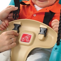Outdoor Infant to Toddler Swing with Secure Harness for Ages 9 Months to 3 Years