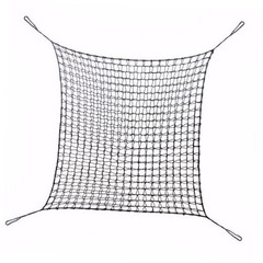 Climbing Cargo Net for Kids – Double Layers Heavy Duty 3.2 x 9.8 ft Black