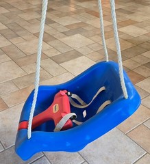 Little Tikes Baby 2 In 1 Snug’n Secure Swing Outdoor High Back Blue