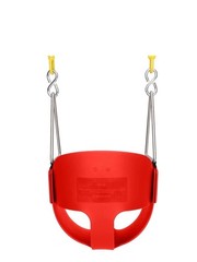 LALAHO Heavy-Duty High Back Full Bucket Toddler Swing Seat with Chain Assembled