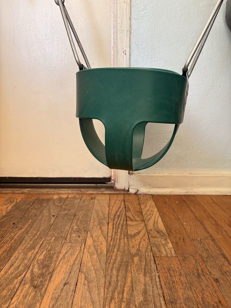 High Back Full Bucket Toddler Swing Seat with Coated Chains