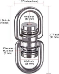 Innovative 360° Rotational Swing Swivel – Perfect for Kids & Outdoor Activities