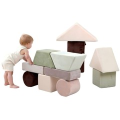 11-Piece Soft Foam Stacking Blocks for Toddlers, Large Plush Building & Balan…