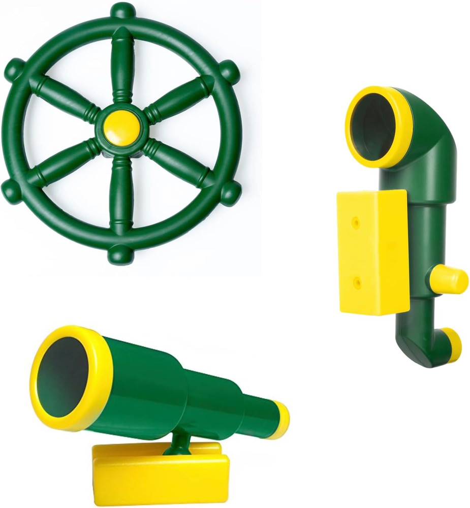 Playground Accessories: Periscope, Pirate Steering Wheel, Telescope – Kid’S Imag