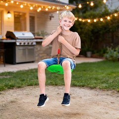 Outdoor Plastic Hanging Disc Swing, Hanging Disc Swing for Playground Garden