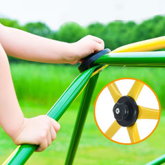 12 Ft. Multi-Colored Outdoor Dome Climber Jungle Gym Geometric Playground Kids C