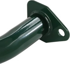 Pair Safety Handles for Swing Set and Playhouse Pair of 16″ Metal Handles, Green
