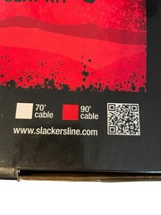 Slackers 90 ft Hawk Zip Line Kit Seated Zip Line 250lbs