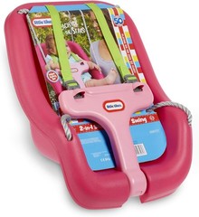 Magenta 2-in-1 Snug ‘n Secure Swing for Baby & Toddler