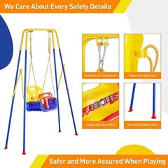 Columpios para niños niñas tobogan parques de jardin con accesorios necesarias