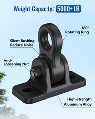 Heavy Duty Swing Hangers, Indoor-Outdoor Hooks, 2-Pack