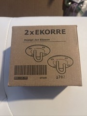 IKEA Ekorre 800.410.49 Galvanized Steel Swing Ceiling Mount Open Box