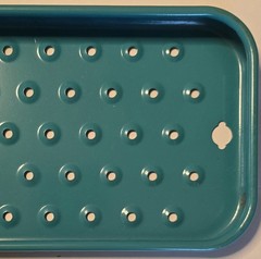 Vintage 1960s Blazon Swingset Swing Turquoise Metal EUC Complete in Box USA