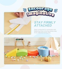 Foam Climbing Blocks with Ball Pit Designed for Toddlers Aged 1-3 for Indoor