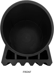 2.36″/60Mm Porch Swing Replacement Straight Feet, Black Plastic Leg Caps to Secu