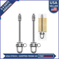 6 Pack M10 Heavy Duty Swing Hangers Stainless Steel 1800lb Capacity for Hammocks