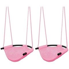 Pink Toddler Swing – Snap Hooks, 440 lbs Capacity