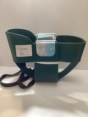 Toddler Swing Seat High Back Green Bucket Seat 3 Point Seat Belt For Safety
