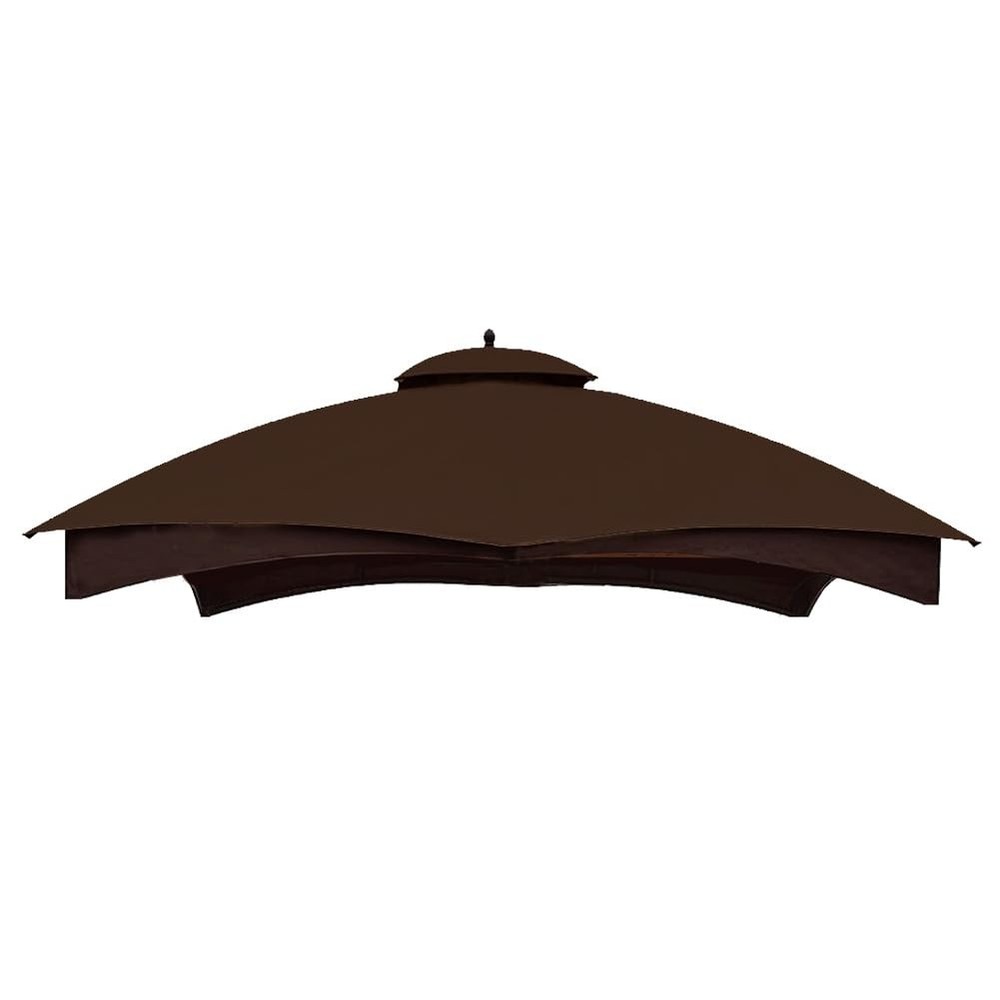 Brown Replacement 2-Tier Canopy for Lowe’s Allen Roth 10×12 Gazebo GF-12S004B-1