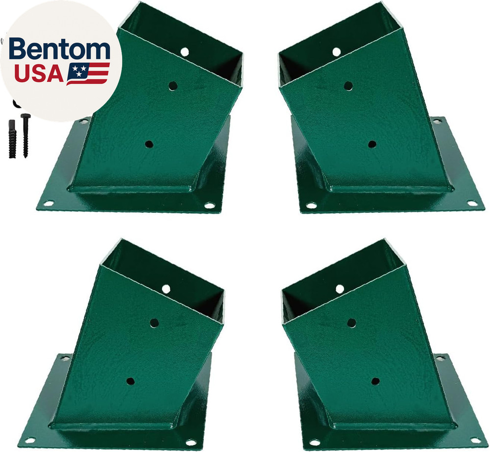 A-Frame Swing Brackets, 4X4 Base 4 Pcs (Inner Size 3.6″X3.6″) – Heavy Duty Swing
