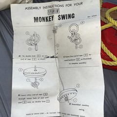 IRWIN DELUXE MONKEY SWING 1960 Original PACKAGE RARE