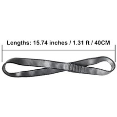 2Pcs 40/60CM Yoga Belts Yoga Hammock Strap Sling Daisy Chain O 15.7IN/40CM