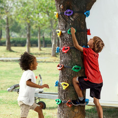 12 Tree Climbing Holds for Kids and Adults Weather Resistant Outdoor Ninja