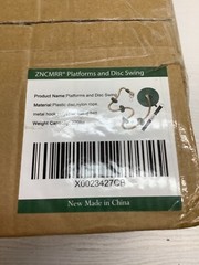Climbing Rope with Platforms and Disc Swing Seat Set Playground Accessories R4