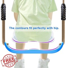 SELEWARE Blue Non-Slip Swing Seat Heavy Duty Tree Swing Rope Kit