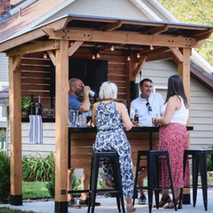 Backyard Discovery Cedar Springs Outdoor Bar FREE SHIPPING USA